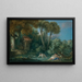 De baders - François Boucher — ingelijst kunstwerk aan de muur