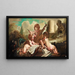 De Kleine Vogeltjesvangers, De Muziekanten Kinderen - François Boucher — ingelijst kunstwerk aan de muur