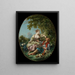 Les Sabots - François Boucher — ingelijst kunstwerk aan de muur