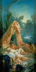 Mars en Venus verrast door Vulcanus - François Boucher — weergave van het kunstwerk