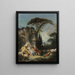 Pastorale scène (conflict de cas) - François Boucher — ingelijst kunstwerk aan de muur