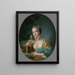 van vermoedelijk Marie-Émilie Baudouin, dochter van de schilder - François Boucher — ingelijst kunstwerk aan de muur