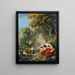 Lees de brief - François Boucher — ingelijst kunstwerk aan de muur