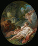 Bacchantes endormies verrast door satyrs - François Boucher — weergave van het kunstwerk