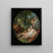 Bacchantes endormies verrast door satyrs - François Boucher — ingelijst kunstwerk aan de muur