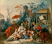 Het Chinese Tuin - François Boucher — weergave van het kunstwerk