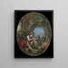L'envoi du messager - François Boucher — ingelijst kunstwerk aan de muur