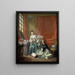 La modiste - François Boucher — ingelijst kunstwerk aan de muur