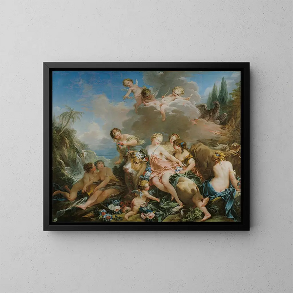Le Viol d'Europe - François Boucher — ingelijst kunstwerk aan de muur