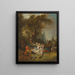 Het rusten tijdens de jacht - François Boucher — ingelijst kunstwerk aan de muur