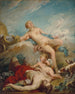 Vénus ontdekt Adonis dood - François Boucher — weergave van het kunstwerk