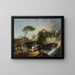 van Tivoli uitzicht met de Vesta-tempel - François Boucher — ingelijst kunstwerk aan de muur