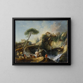 Franois Boucher - View of Tivoli with the Temple of Vesta.webp