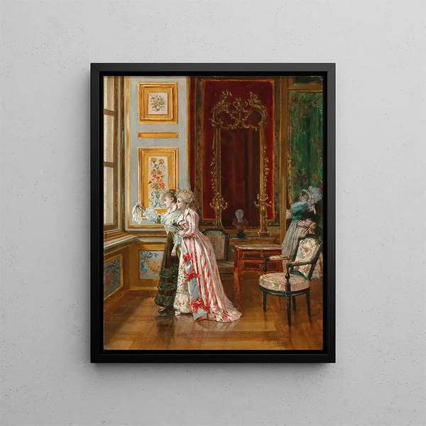 A Tender Farewell - François Brunery — framed artwork on a wall