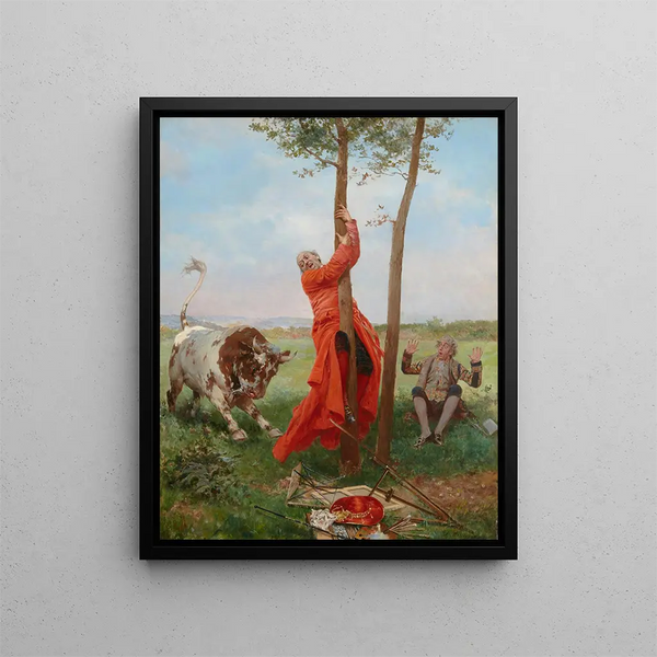 The Papal Bubble - François Brunery — framed artwork on a wall