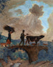 Landschap in Ligurië - François Charles Baude — weergave van het kunstwerk