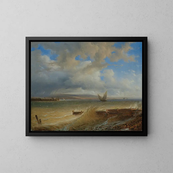L'orage - François Diday — framed artwork on a wall
