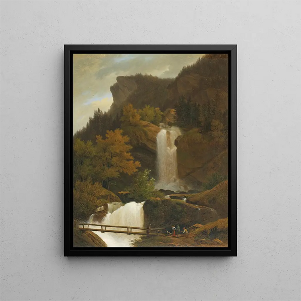 Franois Diday - The Waterfall Of Wandel Near Brienz.webp