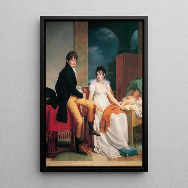 Franois Grard - Moritz Christian Reichsgraf von Fries with his wife Maria Theresia Josepha and the son Moritz1805.webp