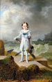 Portret van prins Napoléon Louis Bonaparte - François Joseph Kinson — weergave van het kunstwerk