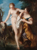 La Baigneuse - François Lemoyne — weergave van het kunstwerk
