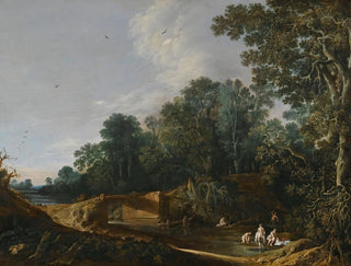 Franois van Knibbergen - Landscape With The Toilet Of Venus.webp