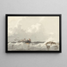 Roeiboot op zee - Frans Arnold Breuhaus de Groot — ingelijst kunstwerk aan de muur