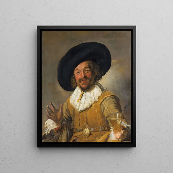 Joyeux buveur - Frans Hals — ingelijst kunstwerk aan de muur