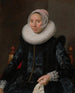 Portret van een dame - Frans Hals — weergave van het kunstwerk