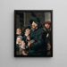 The Player of Rommel-Pot - Frans Hals — framed artwork on a wall