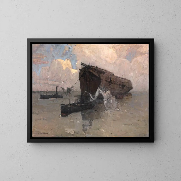 The Last Voyage - Frans Hens — framed artwork on a wall