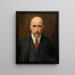 Zelfportret - Frans Huygelen — ingelijst kunstwerk aan de muur