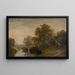 Landschap in Limburg - Frans Keelhoff — ingelijst kunstwerk aan de muur