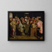 De Christus onder de artsen - Frans Pourbus de Oudere — ingelijst kunstwerk aan de muur