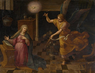 L'Aankondiging - Frans Pourbus de Oudere — weergave van het kunstwerk