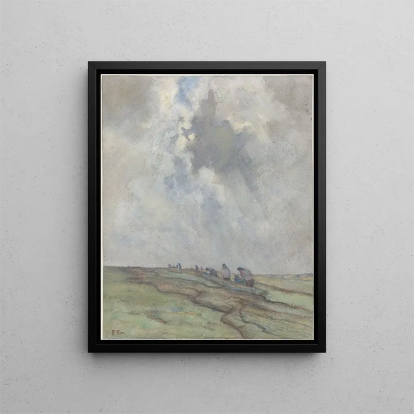 Filets de séchage - Frans Smissaert — framed artwork on a wall