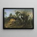 Fabel van de vos en de reiger - Frans Snyders — ingelijst kunstwerk aan de muur