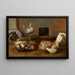 Kraaien van de strijd - Frans Snyders — ingelijst kunstwerk aan de muur