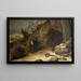 van Egel en Slangen - Frans Snyders — ingelijst kunstwerk aan de muur