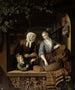 L'épicerie - Frans van Mieris le Jeune — weergave van het kunstwerk