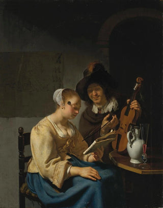 Frans van Mieris the Elder - The Music Lesson.webp