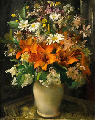 Frantiek Hladk - Flowers in a Vase.webp