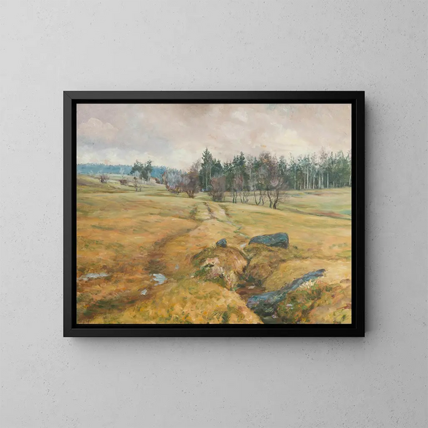 A Humid Winter - František Kaván — framed artwork on a wall