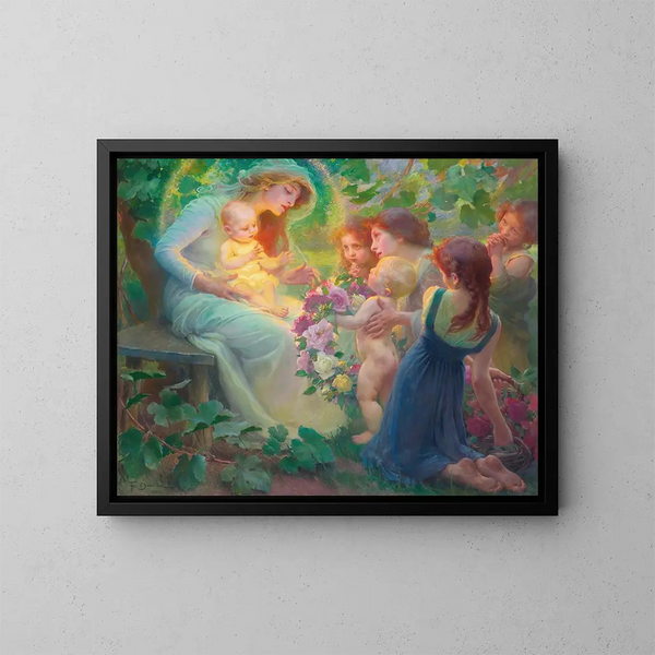 Mystical Roses - František Dvořák — framed artwork on a wall