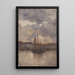 Evening - Frantz Binj — framed artwork on a wall