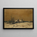 Winter in de Campine - Frantz Binj — ingelijst kunstwerk aan de muur