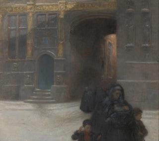 Frantz Charlet - Gilded Houses or The Civil Registry on the Burg in Bruges.webp