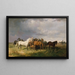 Paarden in de Puszta - Franz Adam — ingelijst kunstwerk aan de muur