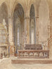 van de Kathedraal van Saint-Étienne, een monument voor Frédéric III - Franz Alt — weergave van het kunstwerk