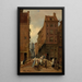 Rue à Amsterdam - Franz Alt — ingelijst kunstwerk aan de muur